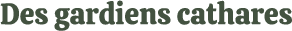 Site vitrine pour élevage canin : Logo de l'élevage canin Des Gardiens Cathares